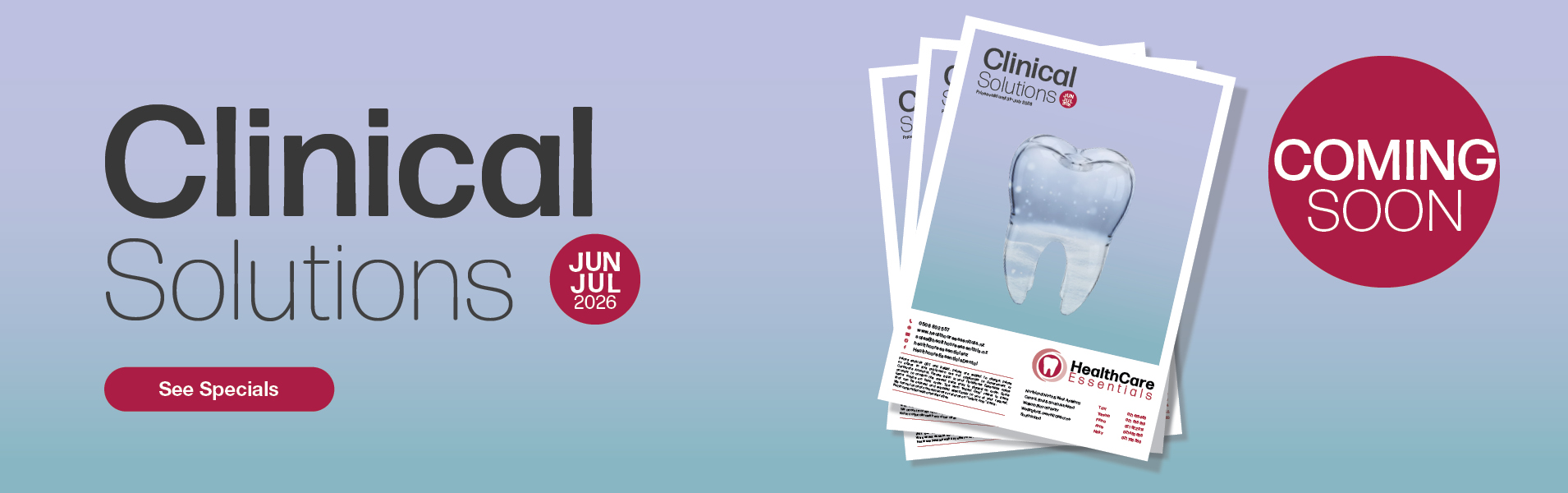 Clinical Solutions Jun/Jul 2026 Coming Soon